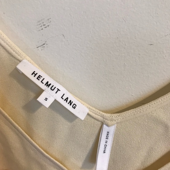 Helmut Lang Cream Sleeveless Top - Picture 2 of 8